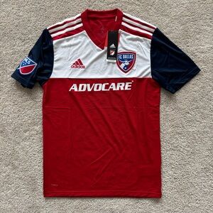 Adidas FC Dallas Soccer Jersey Men Size Small NEW